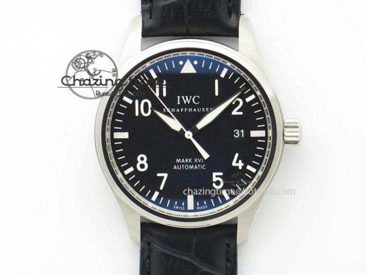 MIROTIME 0822 Portugieser Chrono  42 IW390403 ZF 1:1 Best Edition White Dial Blue Hand on Black Leather Strap A WellDesigned 7190